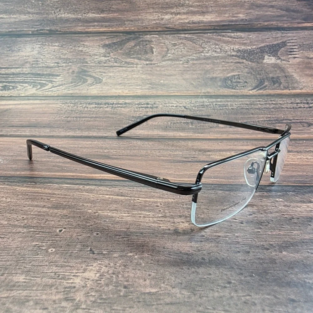 Jubilee 5778 Gunmetal Eyeglasses Semi-Rimless Double Bridge Frames 53-19-145